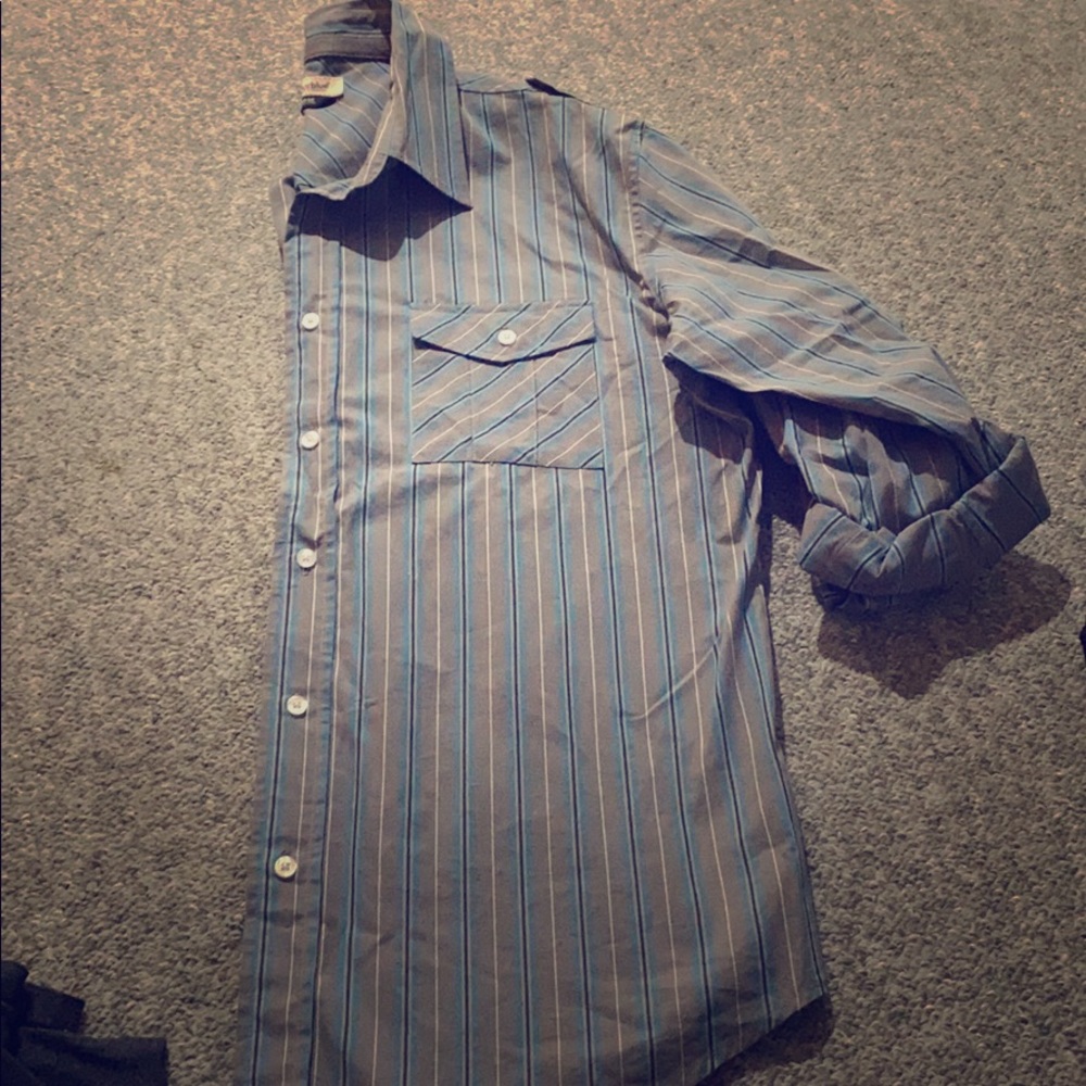 Anchor blue shirt